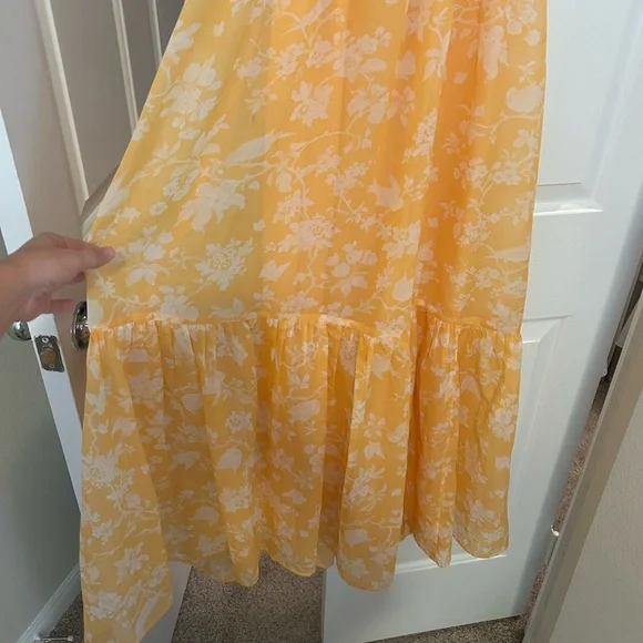 Abercrombie Flutter Sleeve maxi dress, size s - Picture 3 of 9